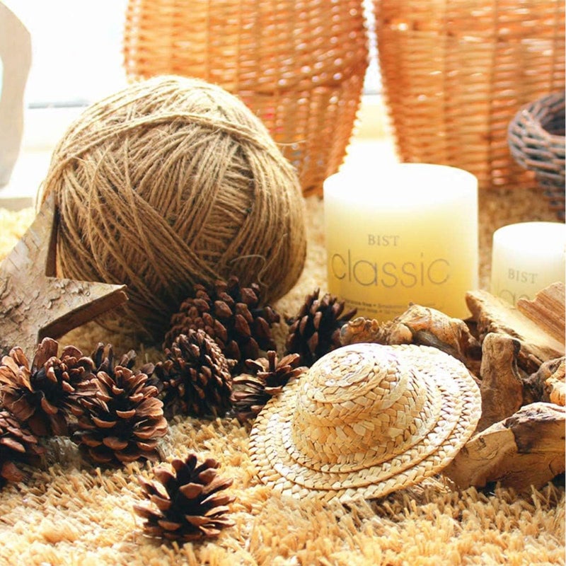 JOHOUSE 18 PCS Hanging Natural Pine Cones, Rustic Pinecones Crafts with String Fall Garland Decor Christmas Tree Ornaments Winter Vase Filler - Image 4